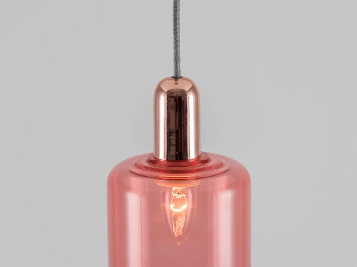 Copper ceiling pendant fitting - Image 3