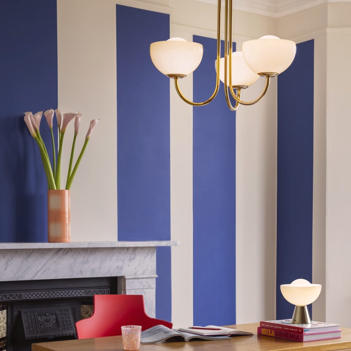 Brass dome cordless table lamp - Image 10
