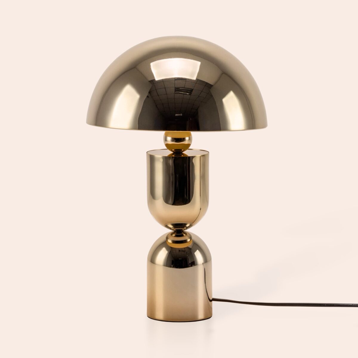 Brass dome mushroom table lamp - Image 12