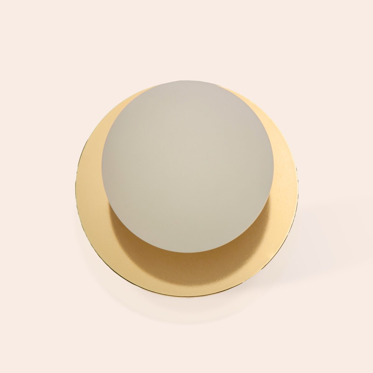 Brass opal disk cordless table lamp - Image 11