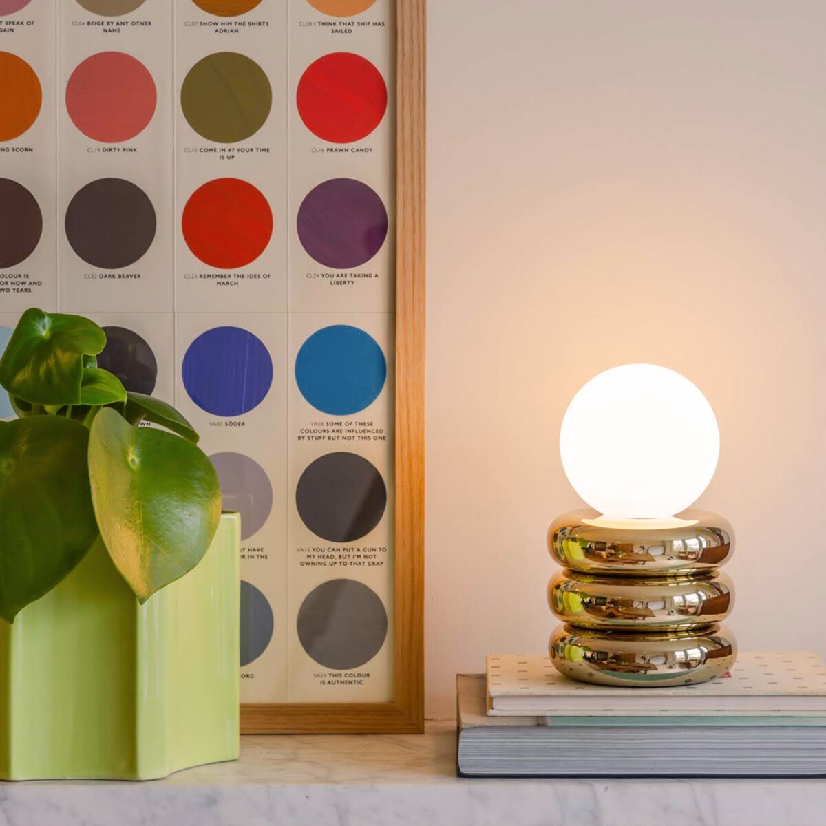 Brass tube cordless table lamp - Image 6