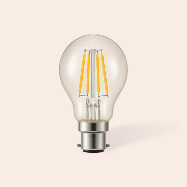 Clear B22 (bc) LED bulb
