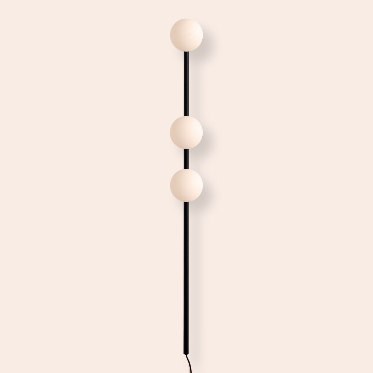 Charcoal grey bar plug-in wall light - Image 1