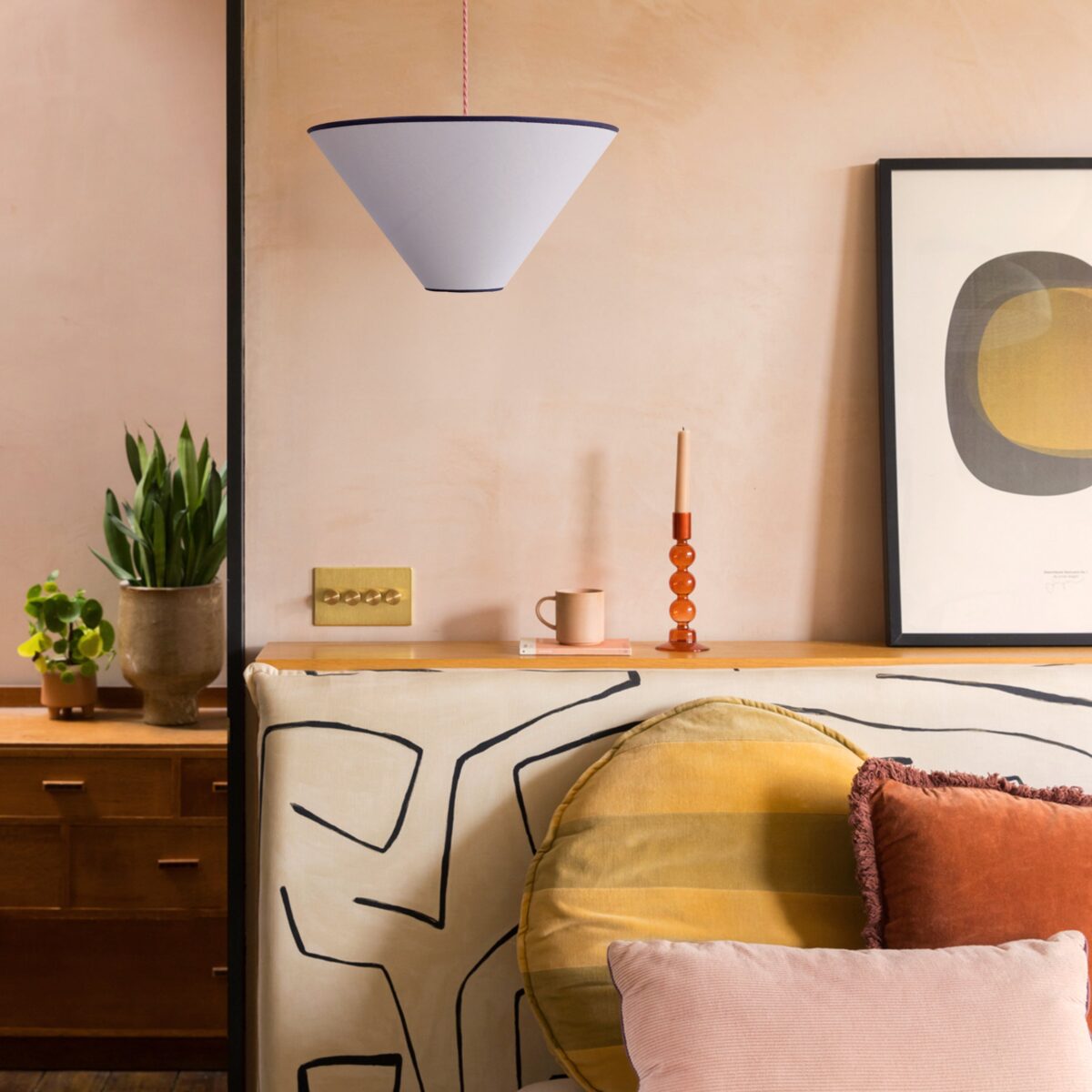 Blue tonal trim cone shade - Image 3