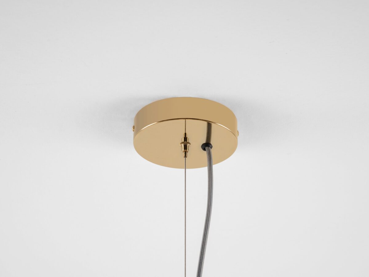 Brass cage ceiling light - Image 5