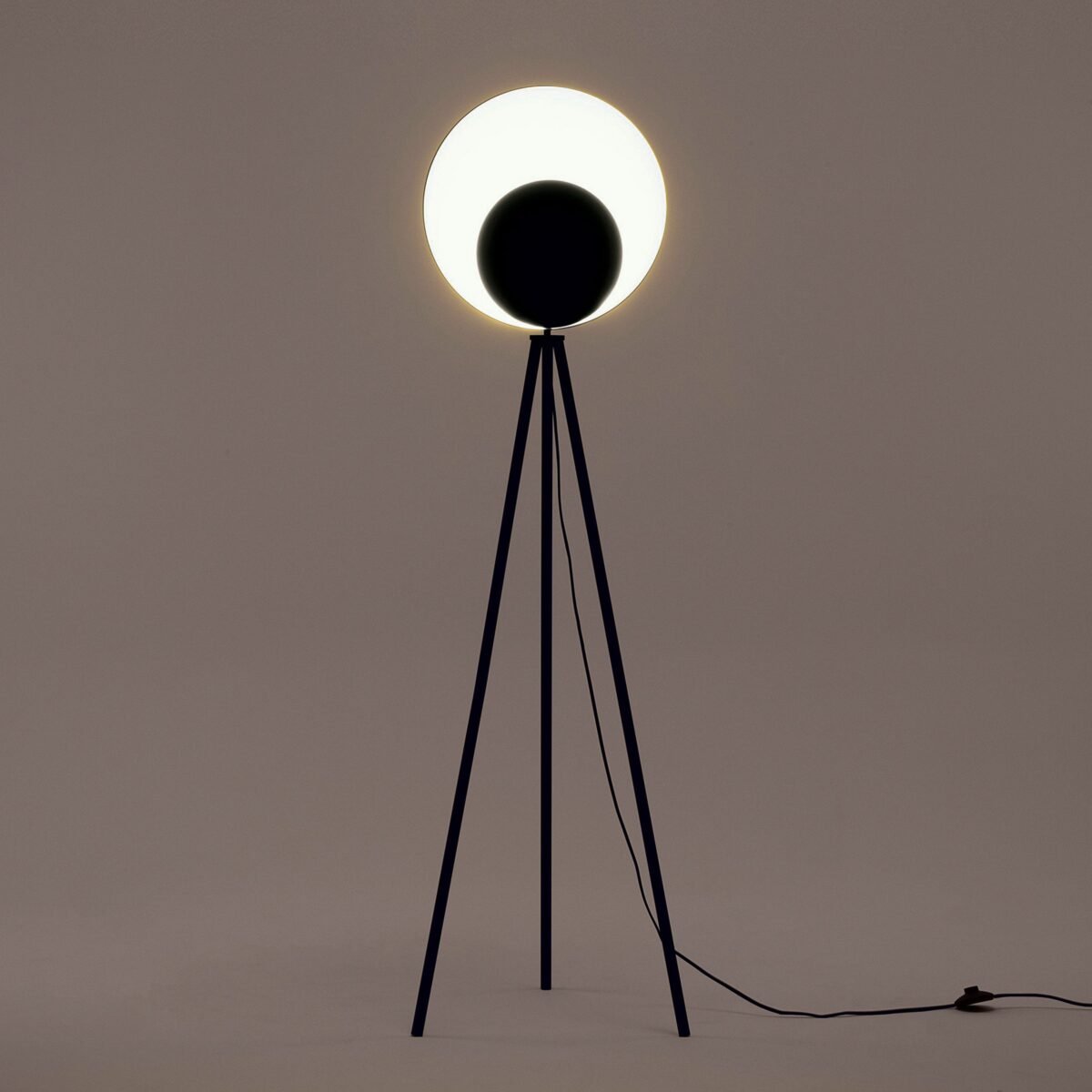 Charcoal grey diffuser floor lamp - Image 2