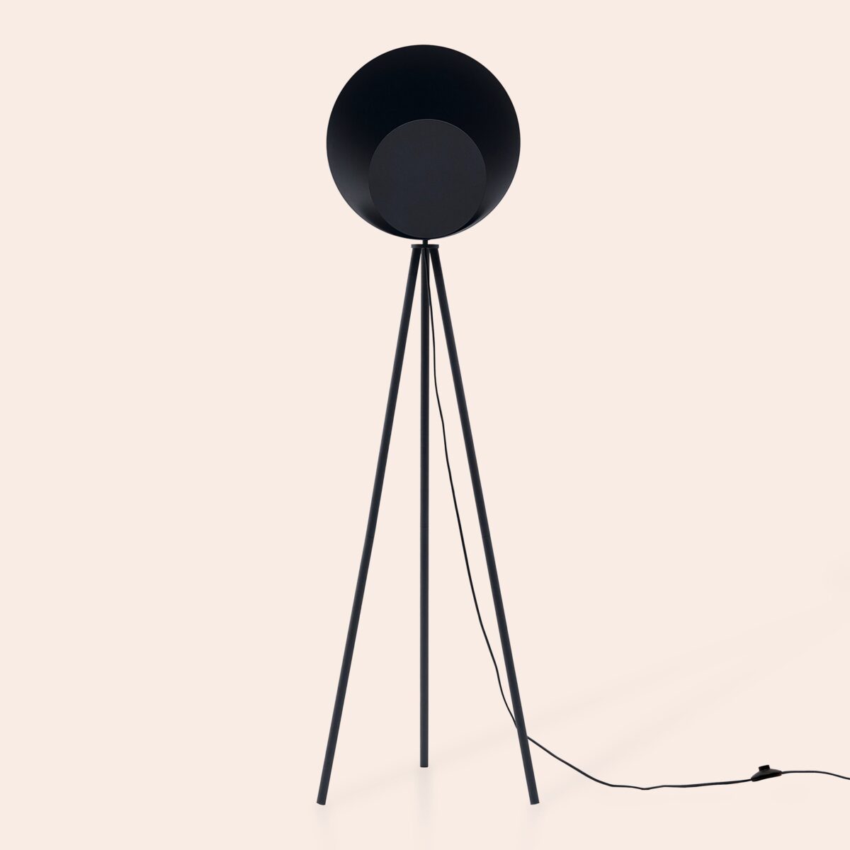 Charcoal grey diffuser floor lamp - Image 3