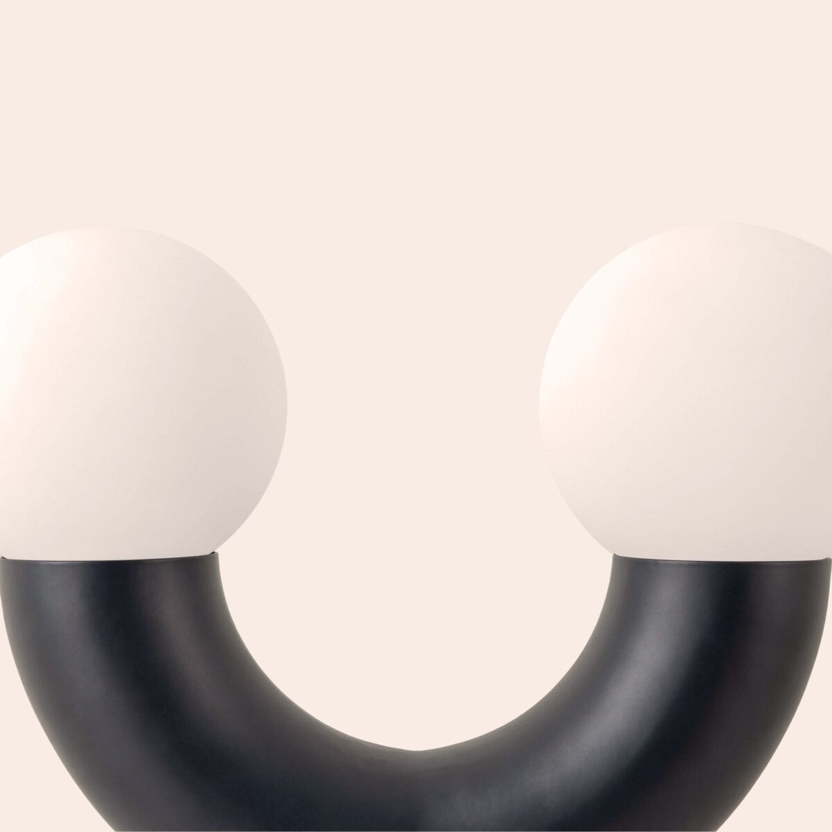 Charcoal grey tube table lamp EU - Image 3