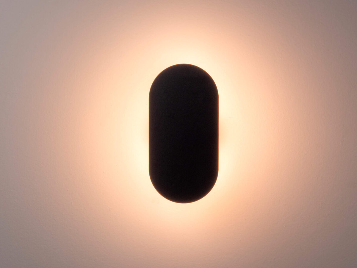 Charcoal grey mini diffuser wall light - Image 4