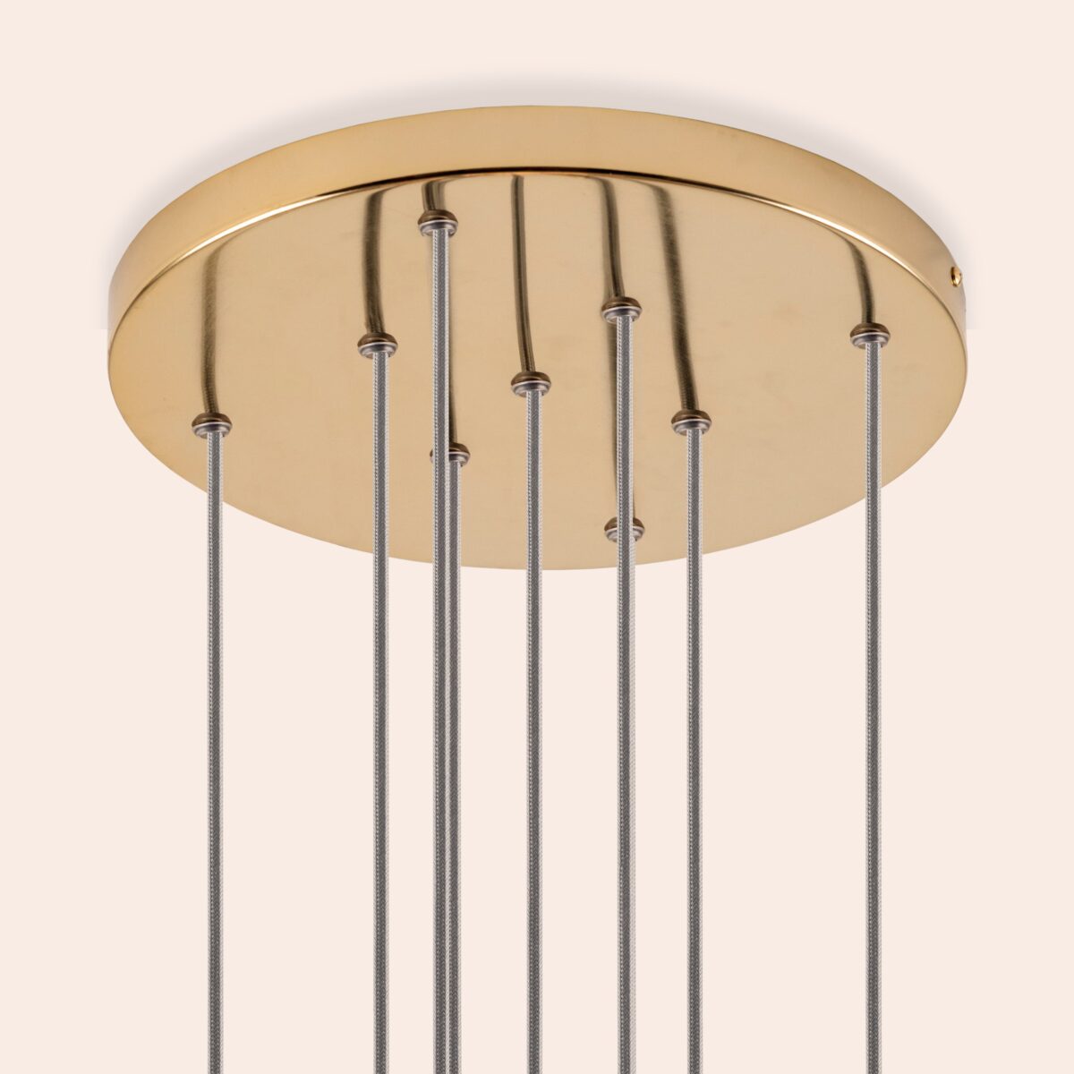 Brass cluster pendant ceiling light - Image 4