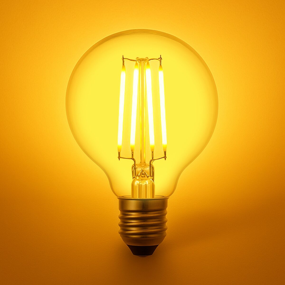 Clear E27 globe (es) LED bulb - Image 2