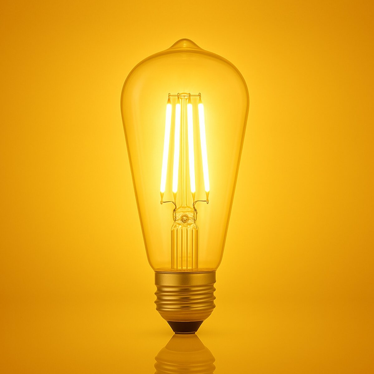 Clear E27 valve (es) LED bulb - Image 2