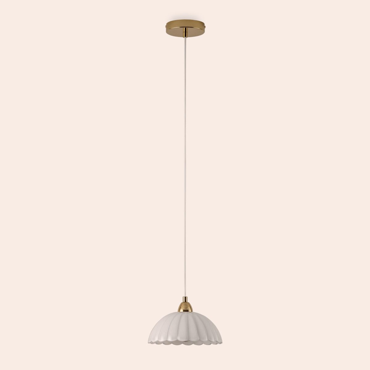 White flower pendant ceiling light - Image 11