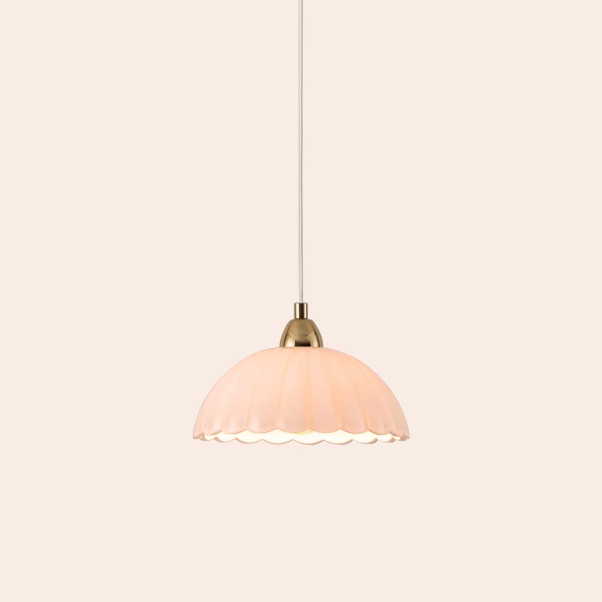 White flower pendant ceiling light - Image 10