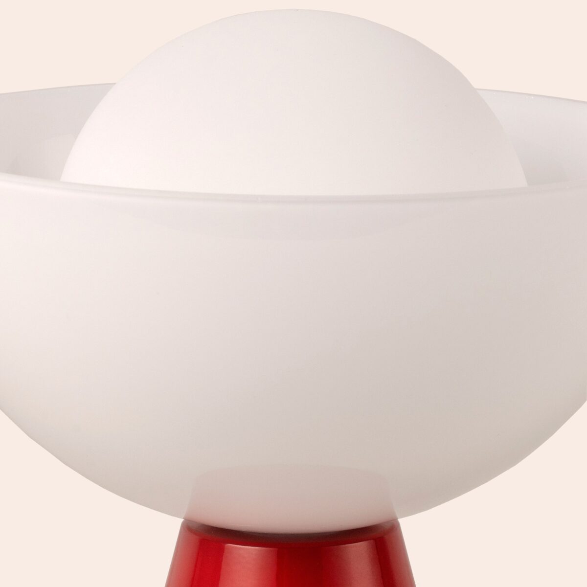 Jam red dome cordless table lamp - Image 3