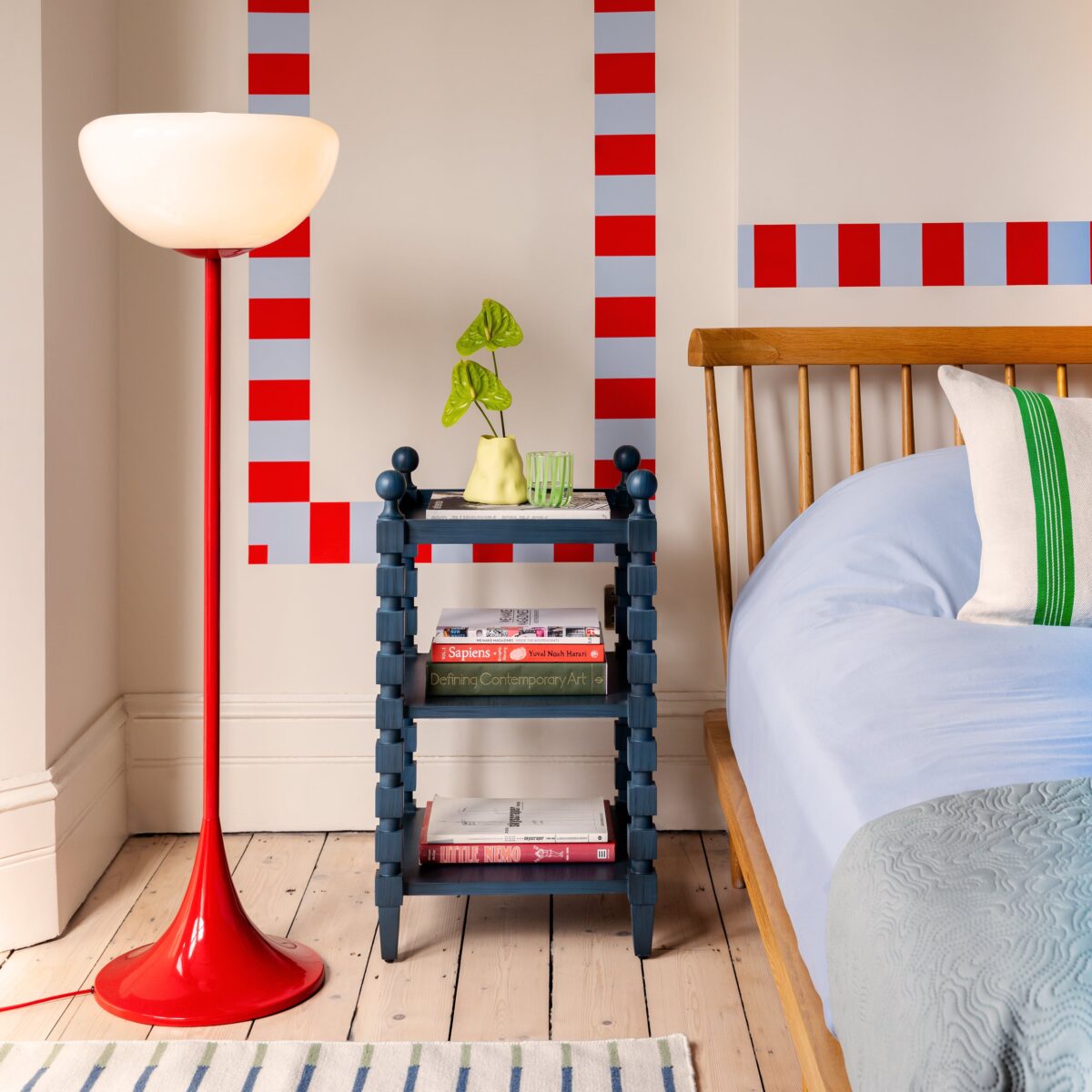 Jam red dome floor lamp - Image 5