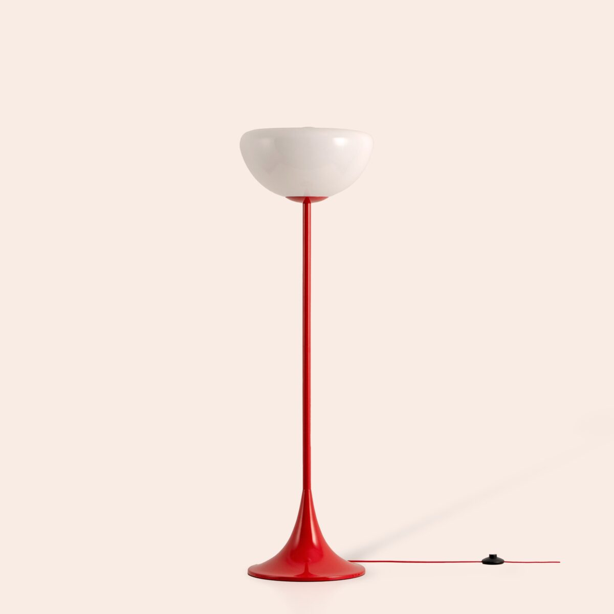 Jam red dome floor lamp - Image 1