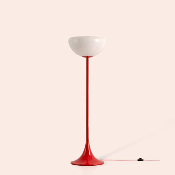 Jam red dome floor lamp