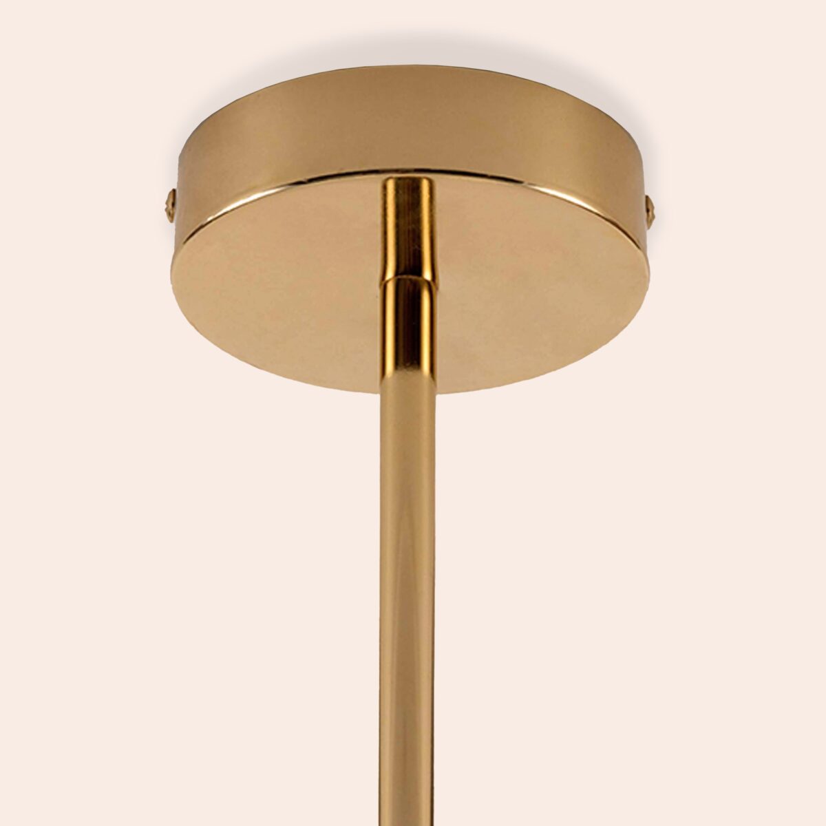Brass opal disk ceiling light - Image 14