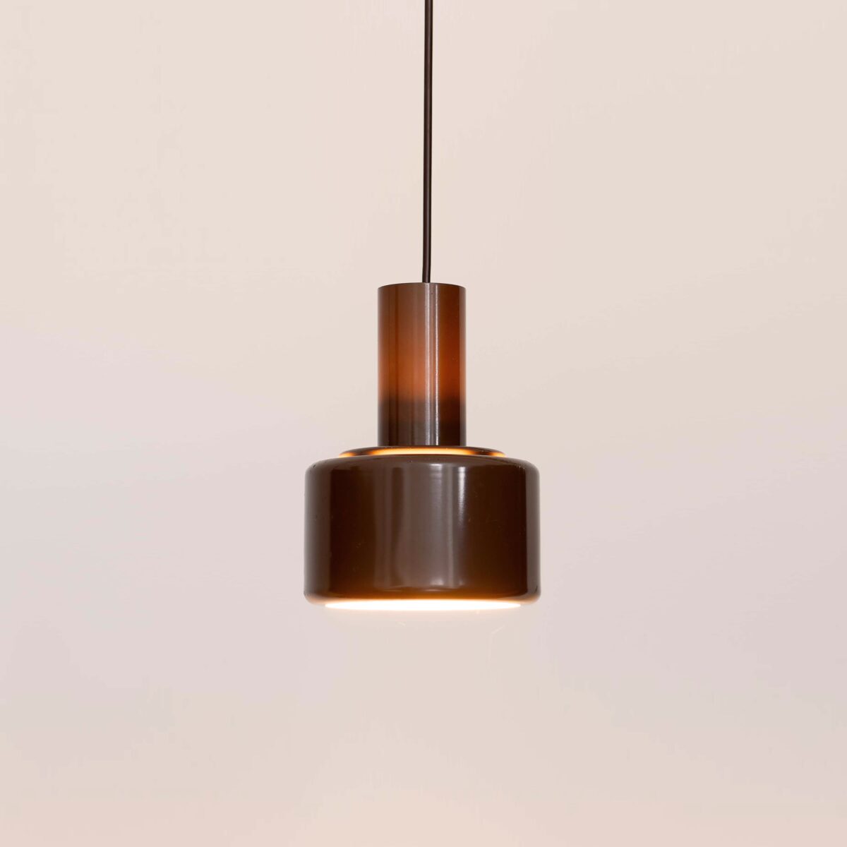 Brown enamel ceiling pendant - Image 2