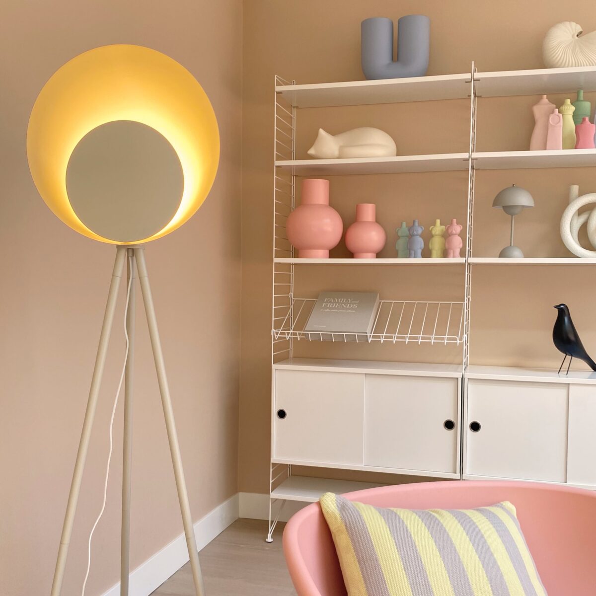 Yolk yellow diffuser floor lamp - Image 13