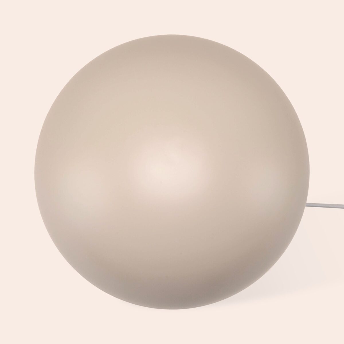 Sand grey dome mushroom table lamp - Image 4