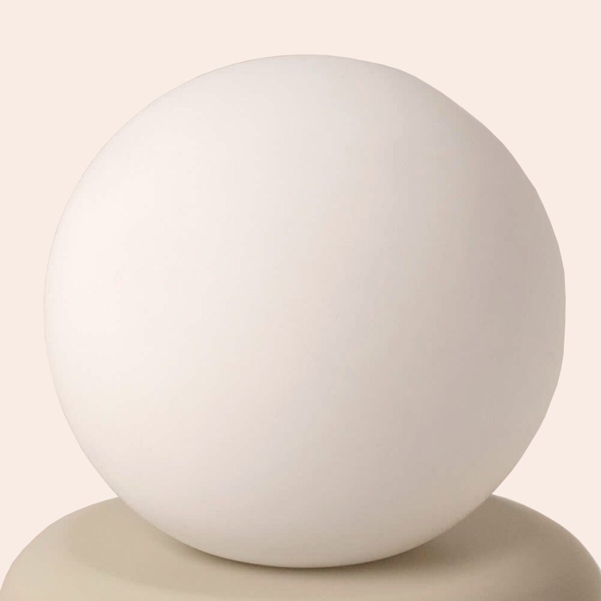 Sand grey tube cordless table lamp - Image 3