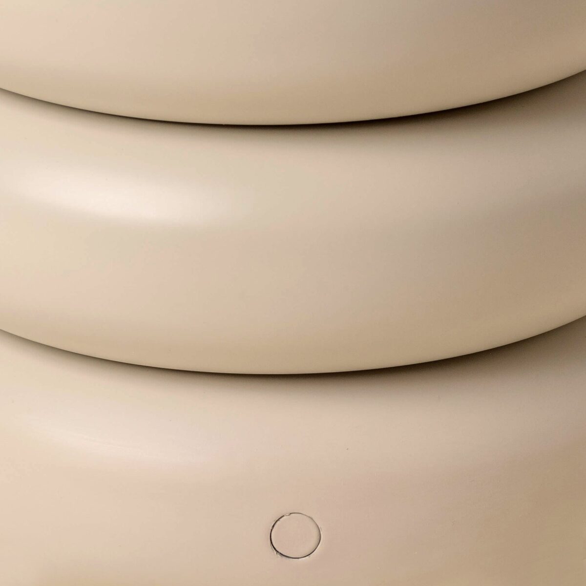 Sand grey tube cordless table lamp - Image 4
