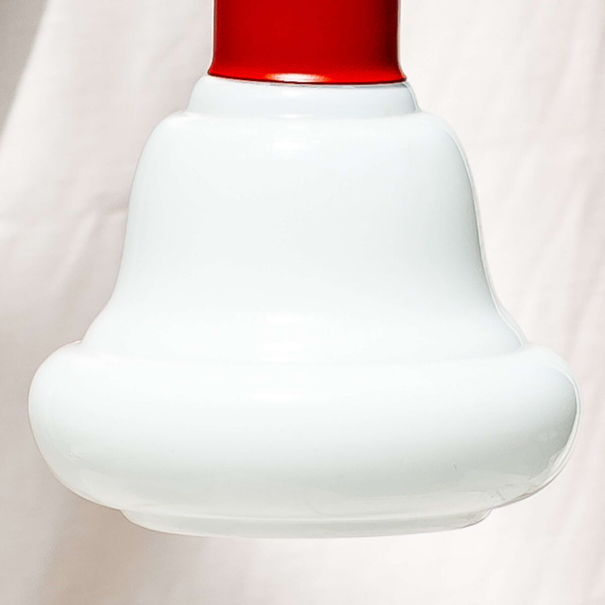 Red small opaline ceiling pendant - Image 3