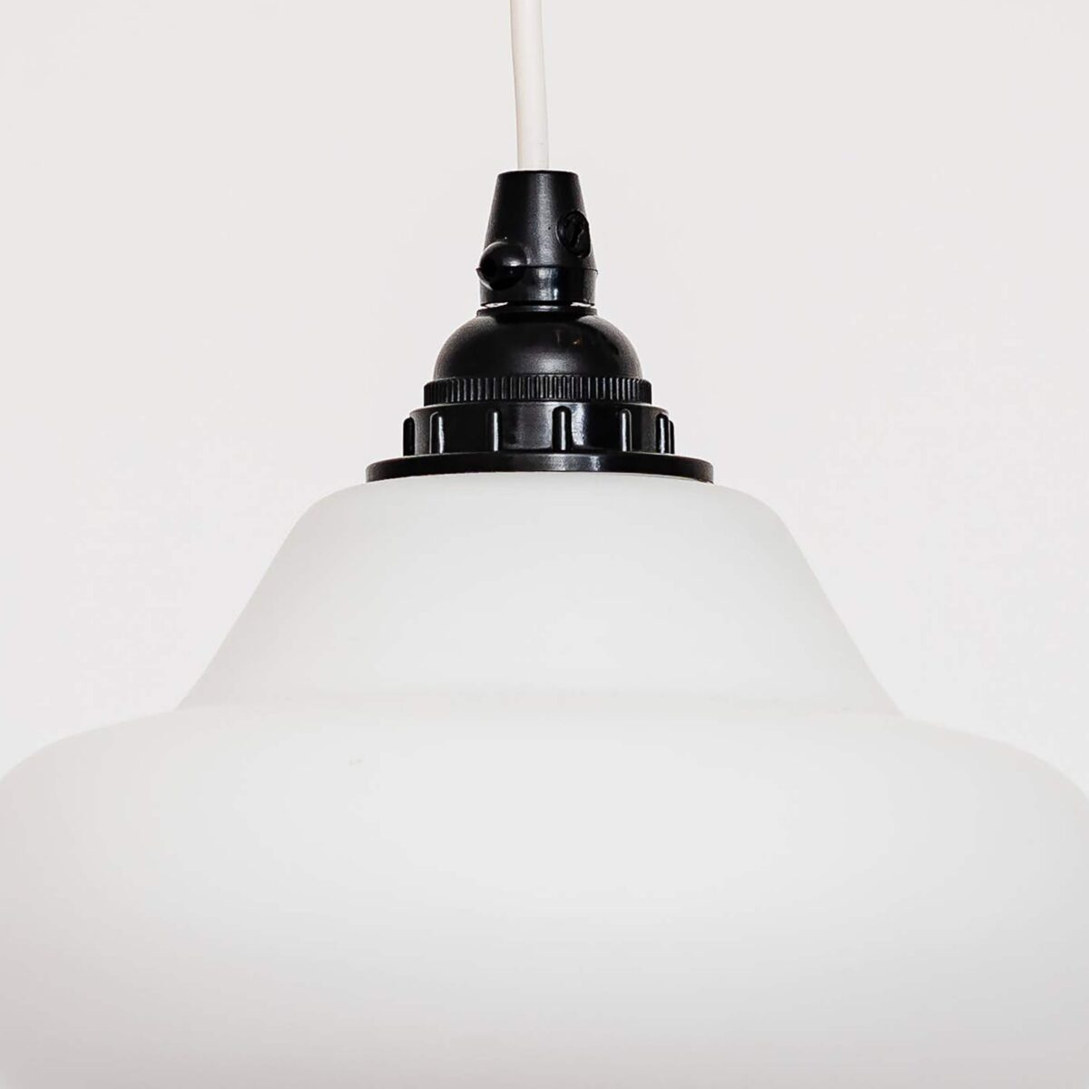 White opaline glass ceiling pendant - Image 4