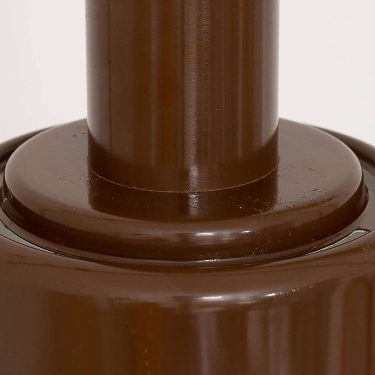 Brown enamel ceiling pendant - Image 5