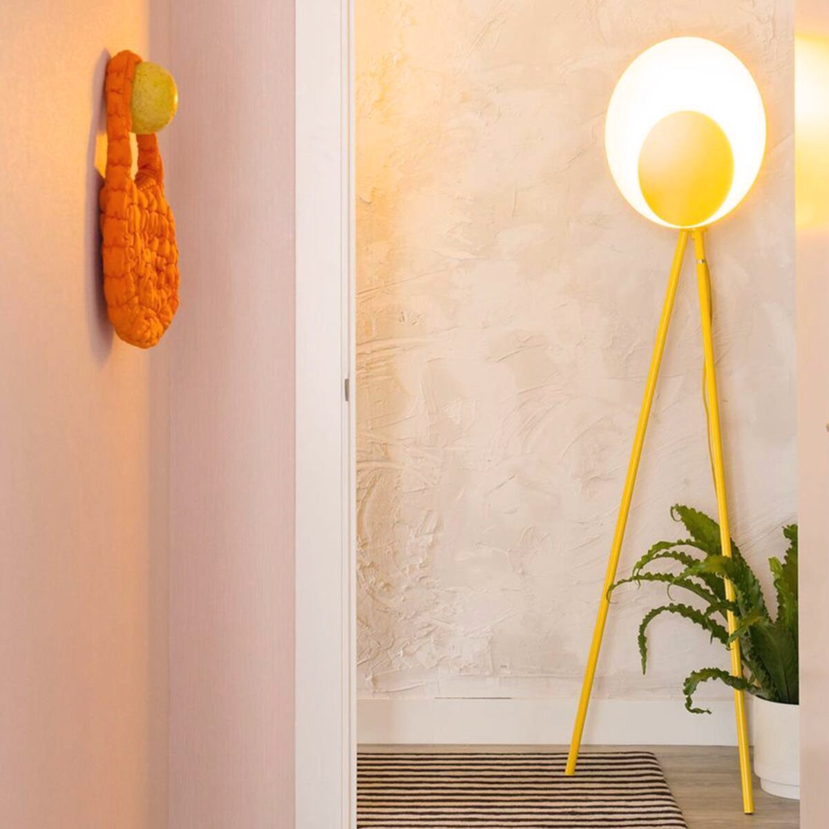 Yolk yellow diffuser floor lamp - Image 17