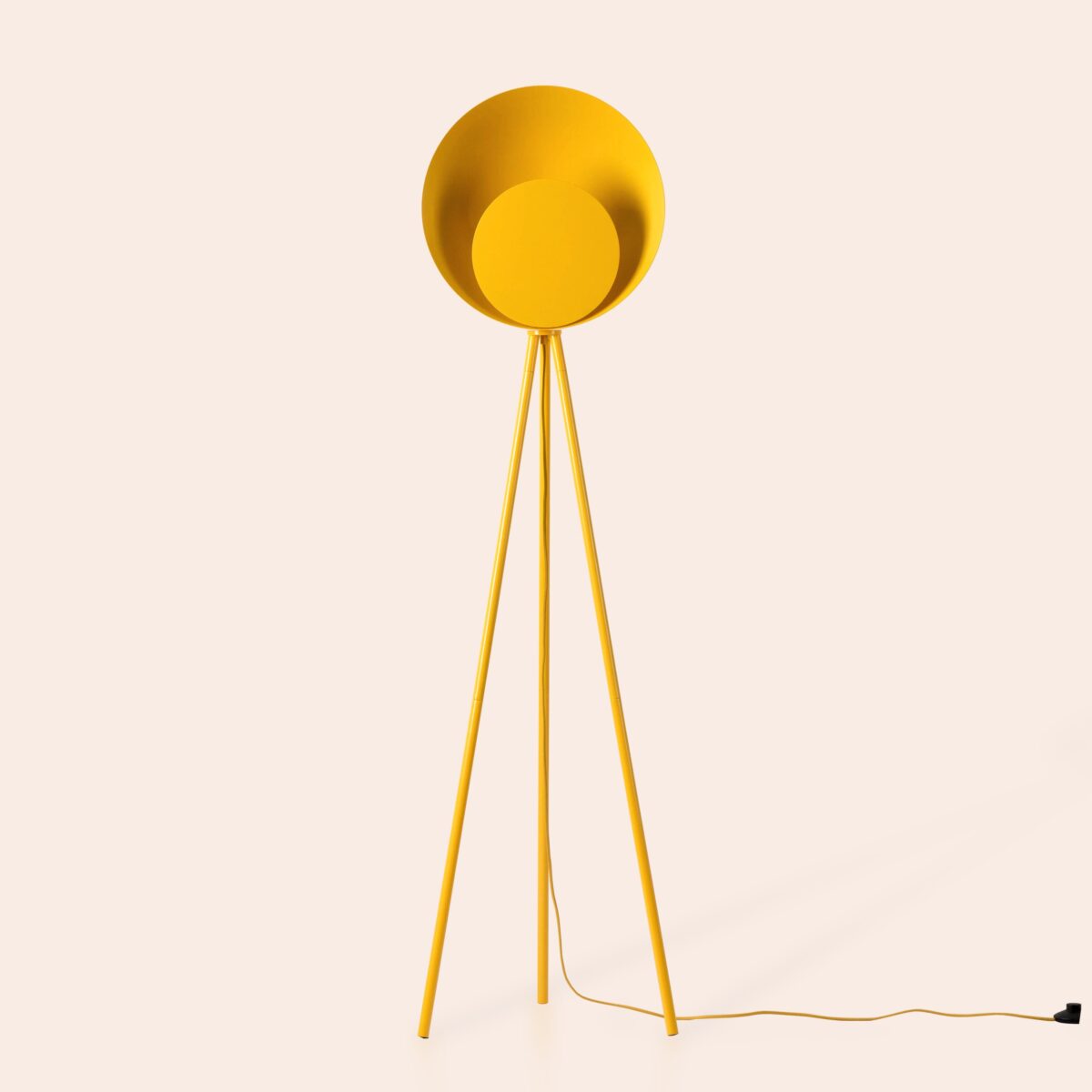 Yolk yellow diffuser floor lamp - Image 1