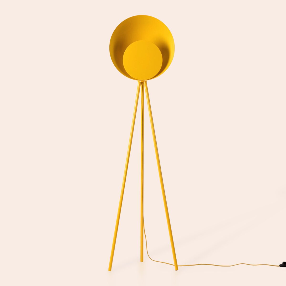 Yolk yellow diffuser floor lamp - Image 3