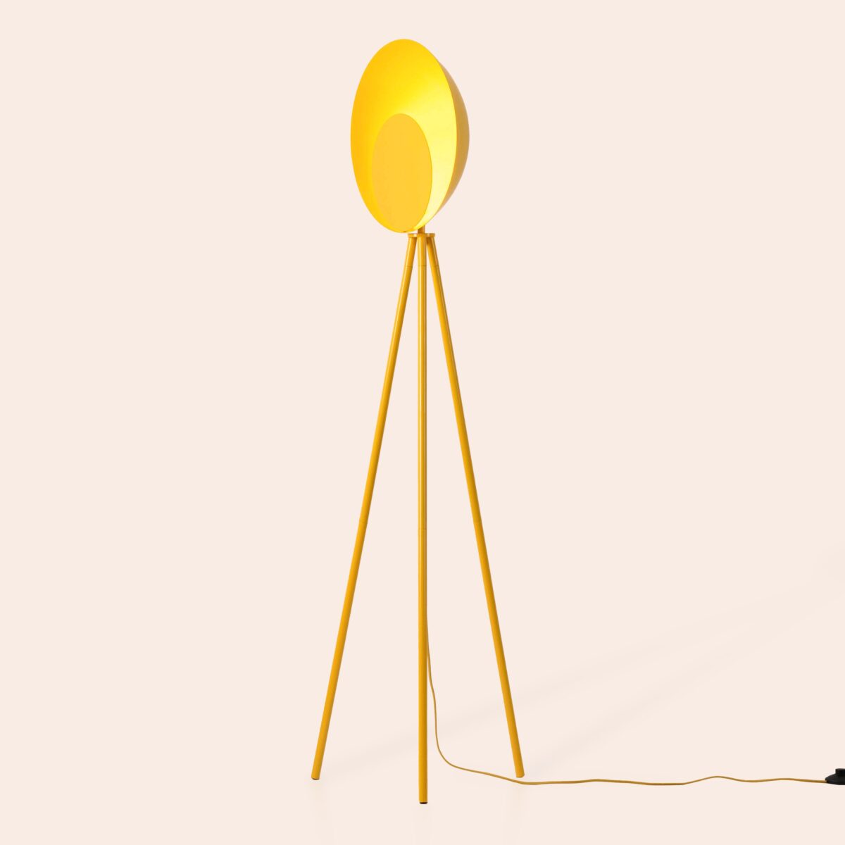 Yolk yellow diffuser floor lamp - Image 16