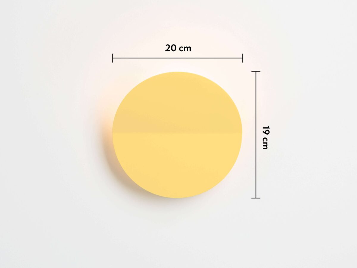 Yolk yellow diffuser wall light - Image 7