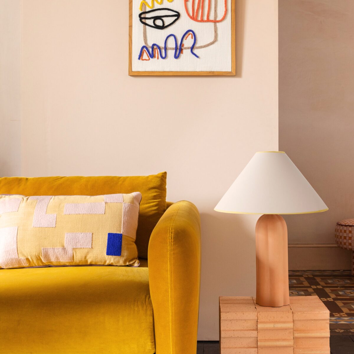 Yellow tonal trim cone shade - Image 2