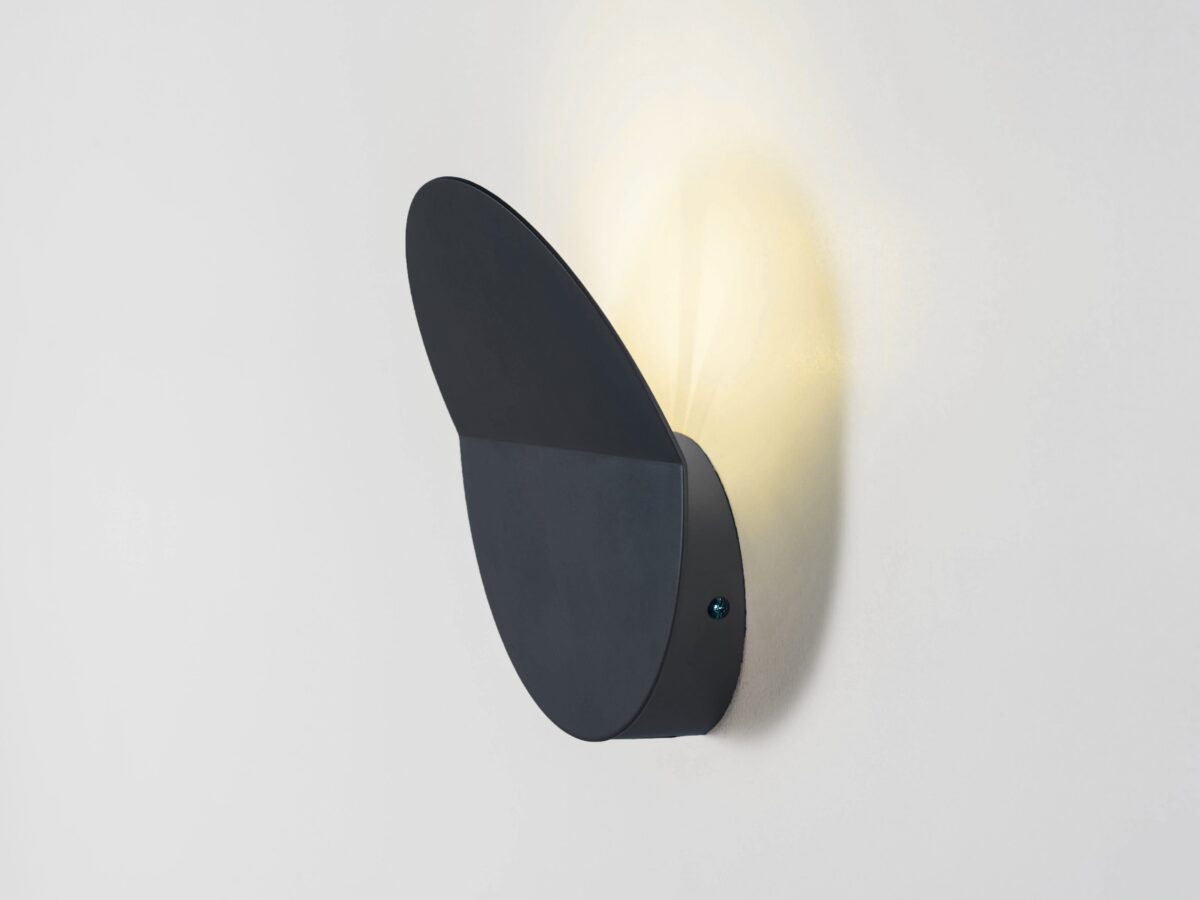 Charcoal grey diffuser wall light - Image 2