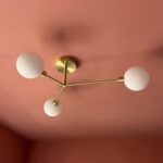 Brass 3‑Light Flush Ceiling Light - Image 7
