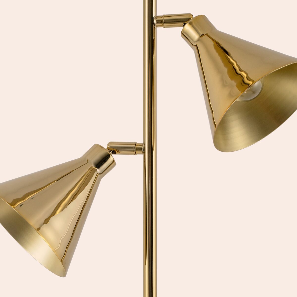 Cone Brass Floor Lamp - Image 3