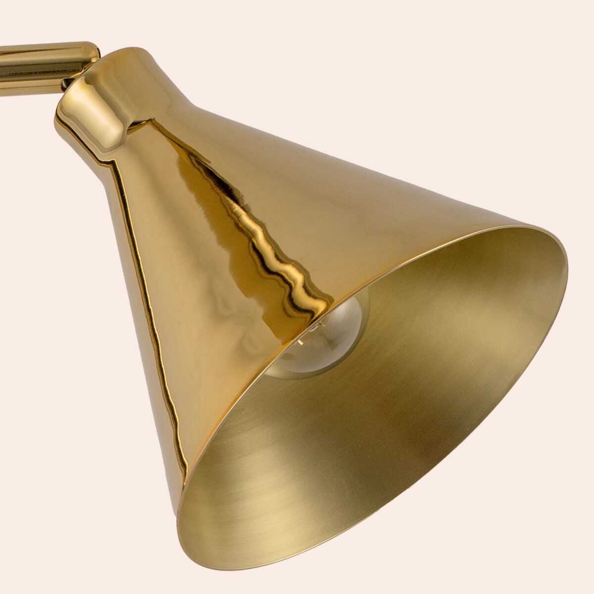 Cone Brass Floor Lamp - Image 6