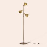 Cone Brass Floor Lamp