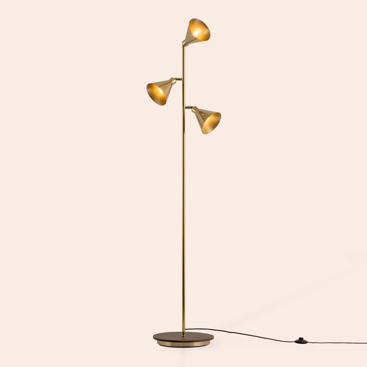 Cone Brass Floor Lamp - Image 8