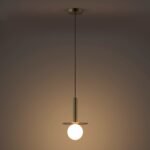 Brass Disk Pendant Ceiling Light - Image 7