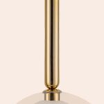 Brass Dome Pendant Ceiling Light (Ø 25 cm, G9 Fitting, Adjustable Drop) - Image 4