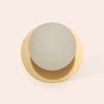 Brass Opal Disk Rechargeable Table Lamp (Cordless Ambient LED, 120 lm, Portable) - Image 11