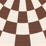 Bark Brown Check‑Lined Cone Shade (60 cm Oversized Canvas Pendant, No Wiring Needed) - Image 5