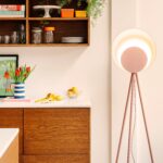 Blossom Pink Diffuser Floor Lamp (Tripod, Integrated LED, Ambient Light) - Image 6