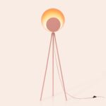 Blossom Pink Diffuser Floor Lamp (Tripod, Integrated LED, Ambient Light) - Image 2