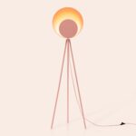 Blossom Pink Diffuser Floor Lamp (Tripod, Integrated LED, Ambient Light) - Image 5